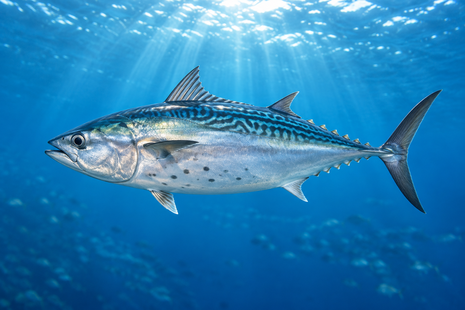 Generated underwater illustration of false albacore.